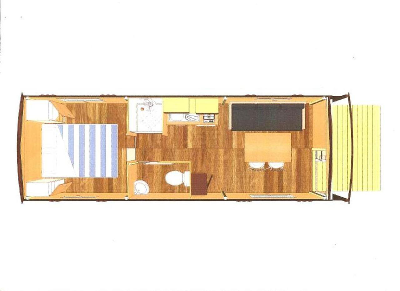 Camping Les Amandiers Castelnau-de-Guers 外观 照片